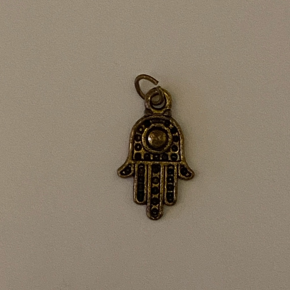 Hamsa necklace charm